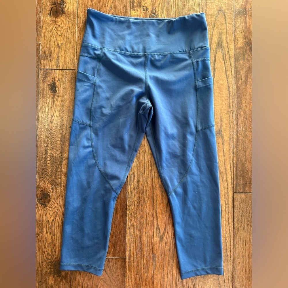 ZYIA Women’s Navy Blue Leggings- size 8/10